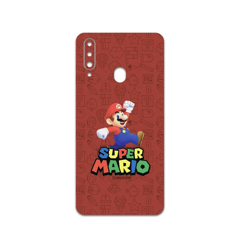 برچسب پوششی ماهوت مدل Super-Mario-Game مناسب برای گوشی موبایل سامسونگ Galaxy A20s