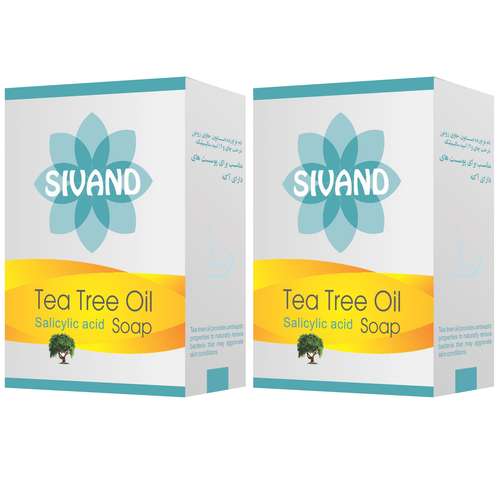صابون ضد جوش سیوند مدل Tea Tree وزن 90 گرم مجموعه 2 عددی