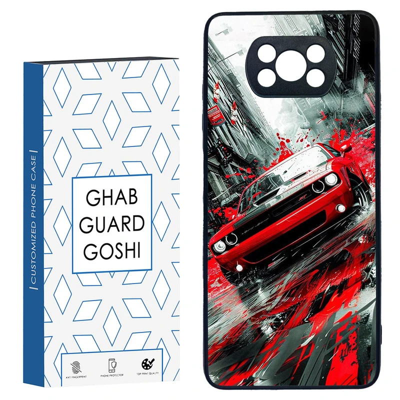 کاور قاب گارد گوشی طرح ماشین کد TPU-091 مناسب برای گوشی موبایل شیائومی POCO X3 / X3 PRO / X3 NFC