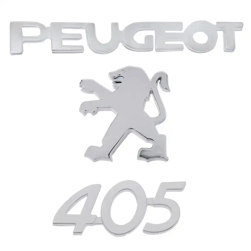 آرم صندوق عقب خودرو بیلگین مدل SLX-3 مناسب برای پژو 405 SLX مجموعه 3 عددی