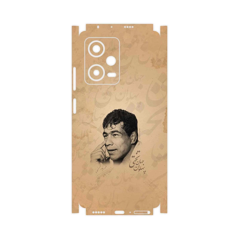 برچسب پوششی ماهوت مدل Gholamreza_Takhti-FullSkin مناسب برای گوشی موبایل شیائومی Redmi Note 12 Pro 5G