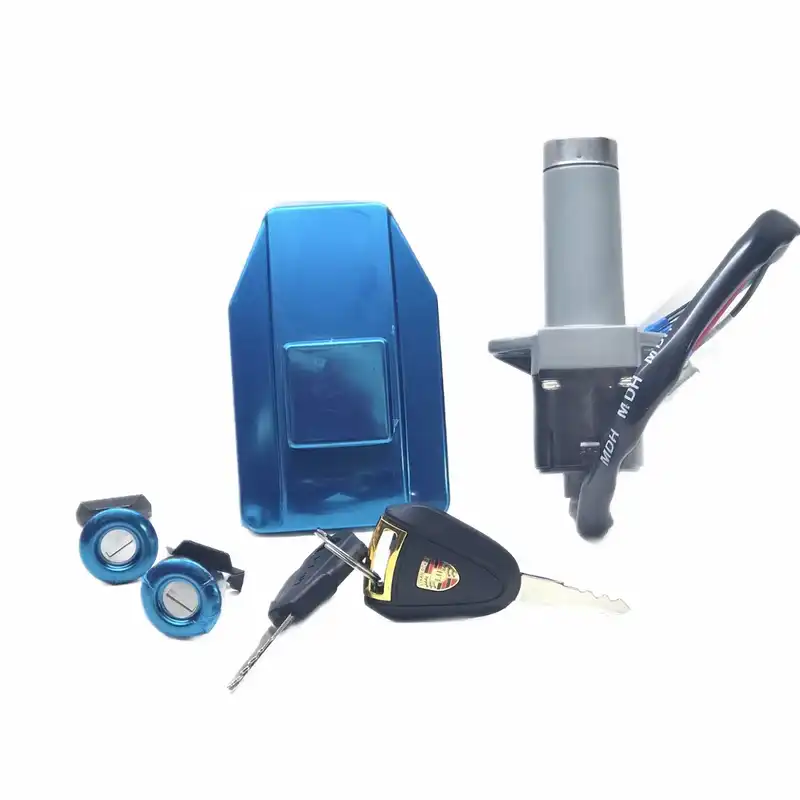 سوییچ و قفل و درب باک موتور سیکلت مدل MDH CGL -125 مناسب برای سی جی ال مجموعه 8 عددی