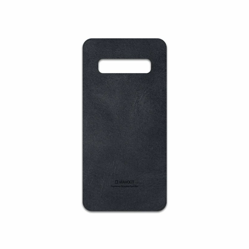برچسب پوششی ماهوت مدل Graphite Buffalo Leather مناسب برای گوشی موبایل سامسونگ Galaxy S10