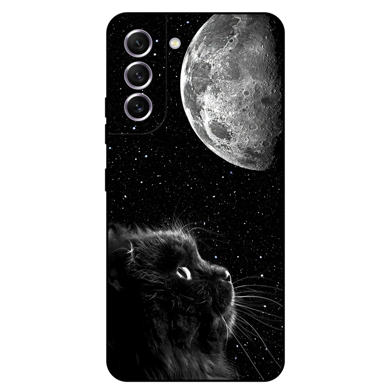 کاور مگافون طرح گربه مدل 1882 مناسب برای گوشی موبایل سامسونگ Galaxy S22 5G