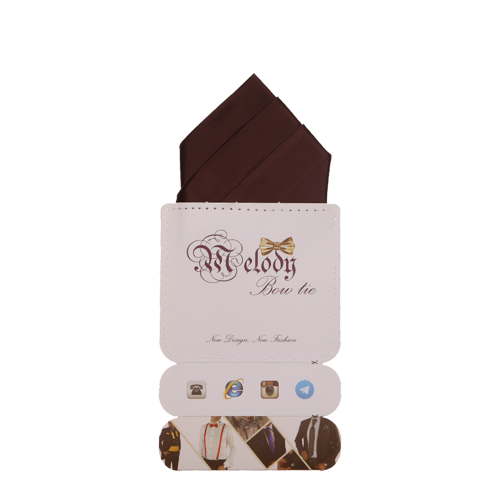 دستمال جیب مردانه ملودی مدل PS5106MSObrwn