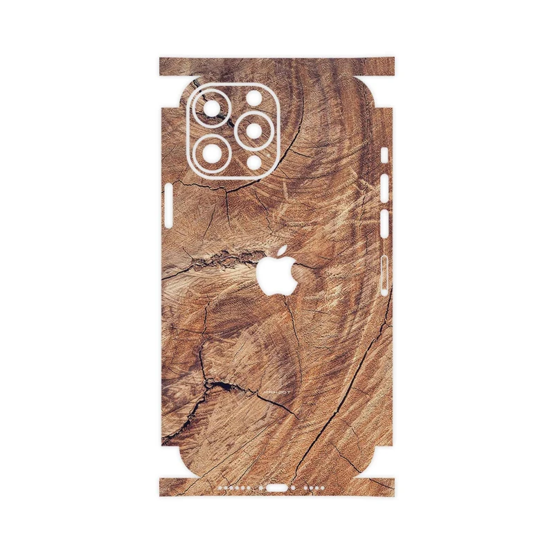 برچسب پوششی ماهوت مدل Wood Texture 5-FullSkin مناسب برای گوشی موبایل اپل iPhone 13 Pro Max