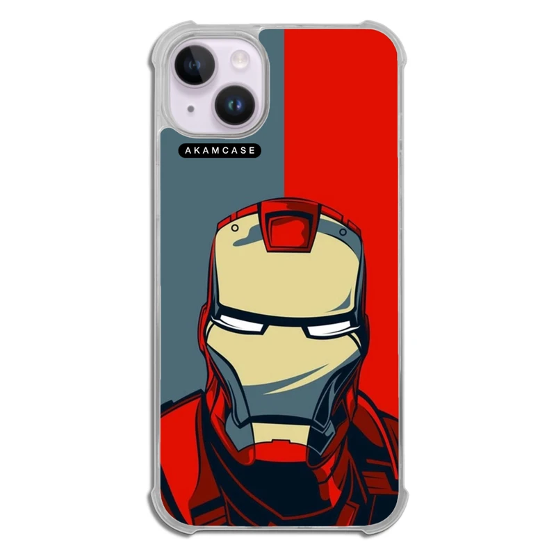 کاور آکام مدل AMCWTA14PLUS-IRON MAN6 مناسب برای گوشی موبایل اپل iPhone 14 Plus