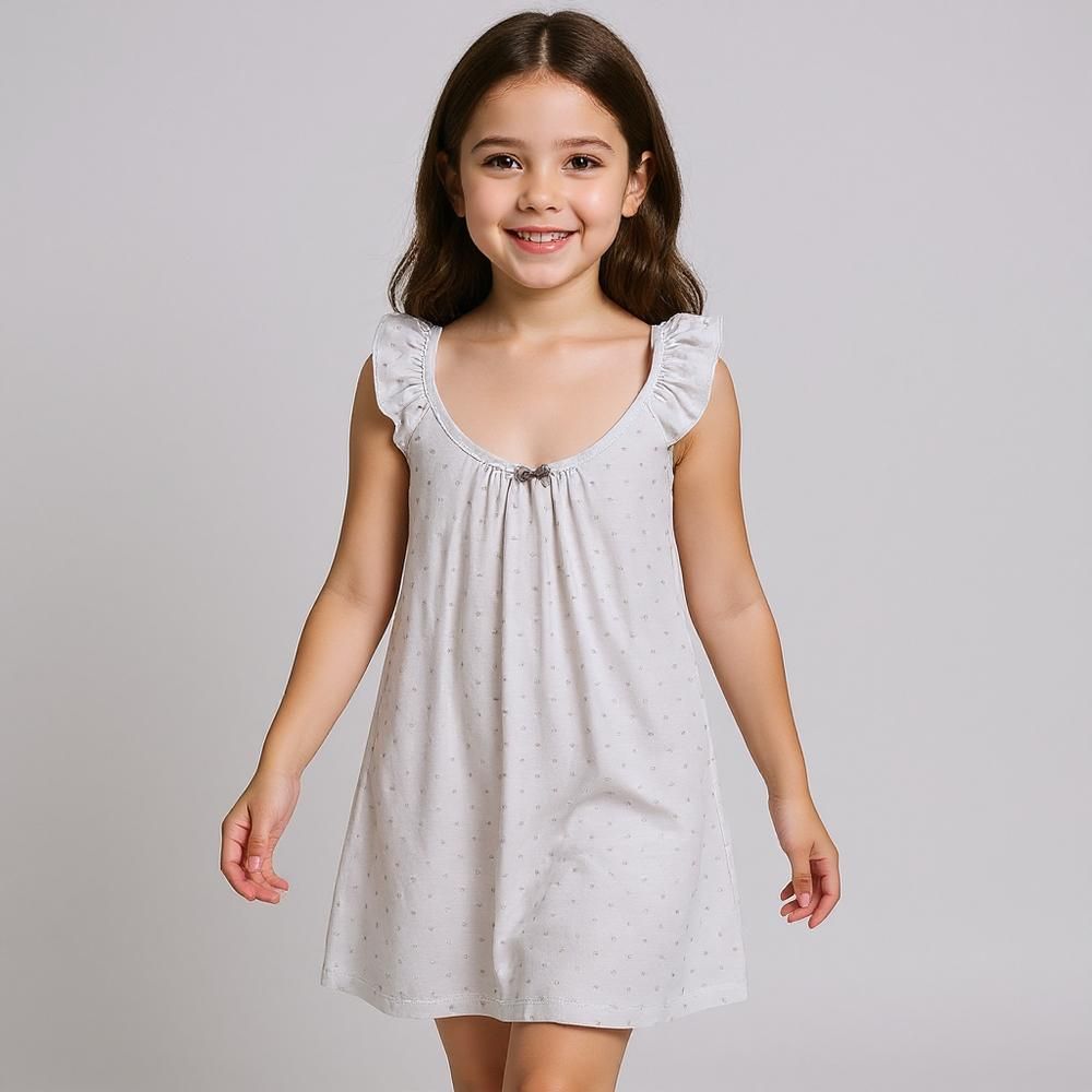 پیراهن دخترانه ناربن مدل فریماه - - 3