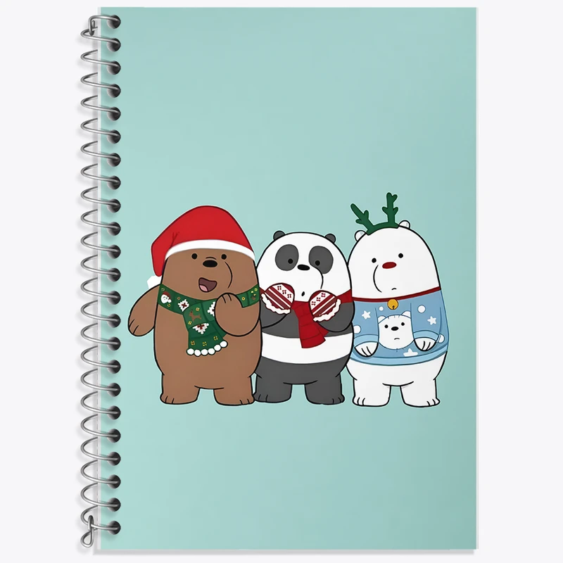 دفتر لغت 50 برگ خندالو طرح سه خرس کله پوک کد F5965