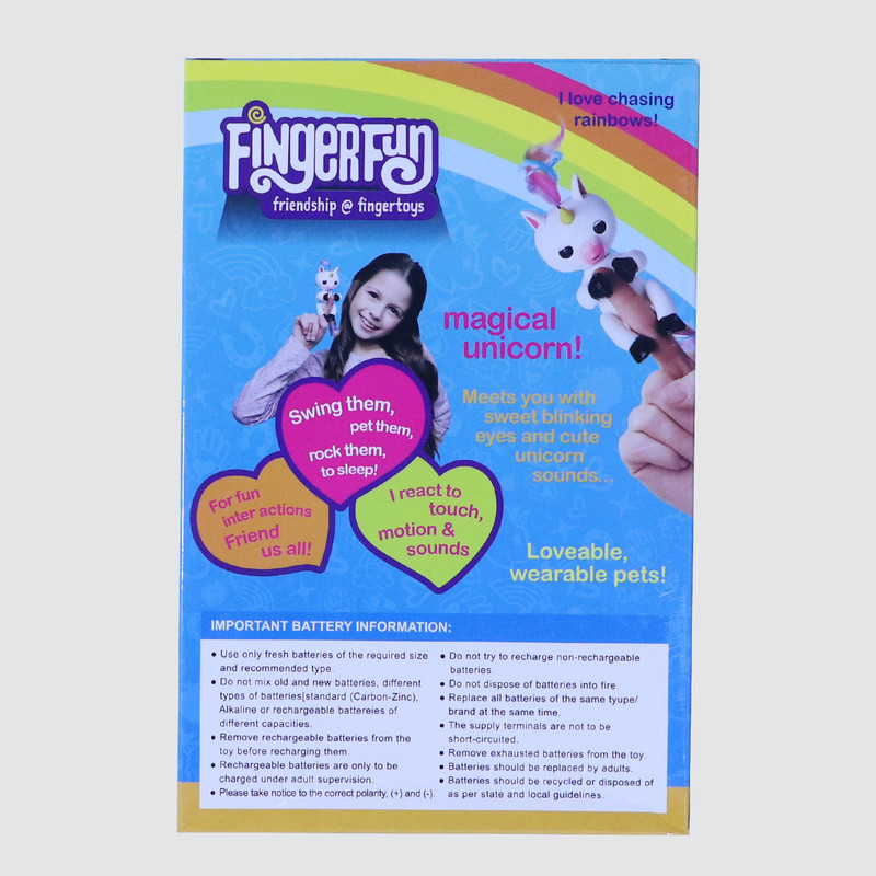 ربات اسباب بازی مدل اسب تک شاخ بند انگشتی