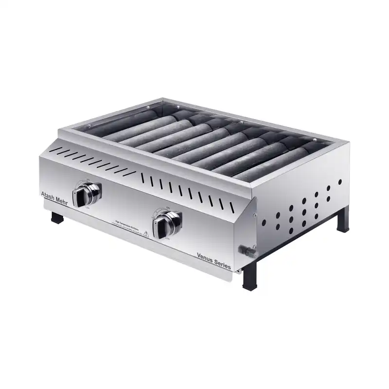 کباب پز گازی آتش‌ مهر مدل steel55