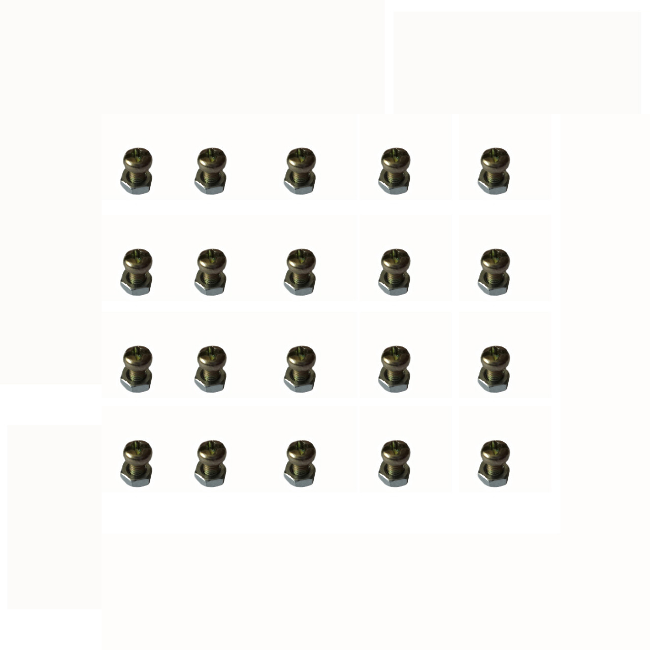 پیچ و مهره مدل ترانزیستور کد 56 مجموعه 40 عددی