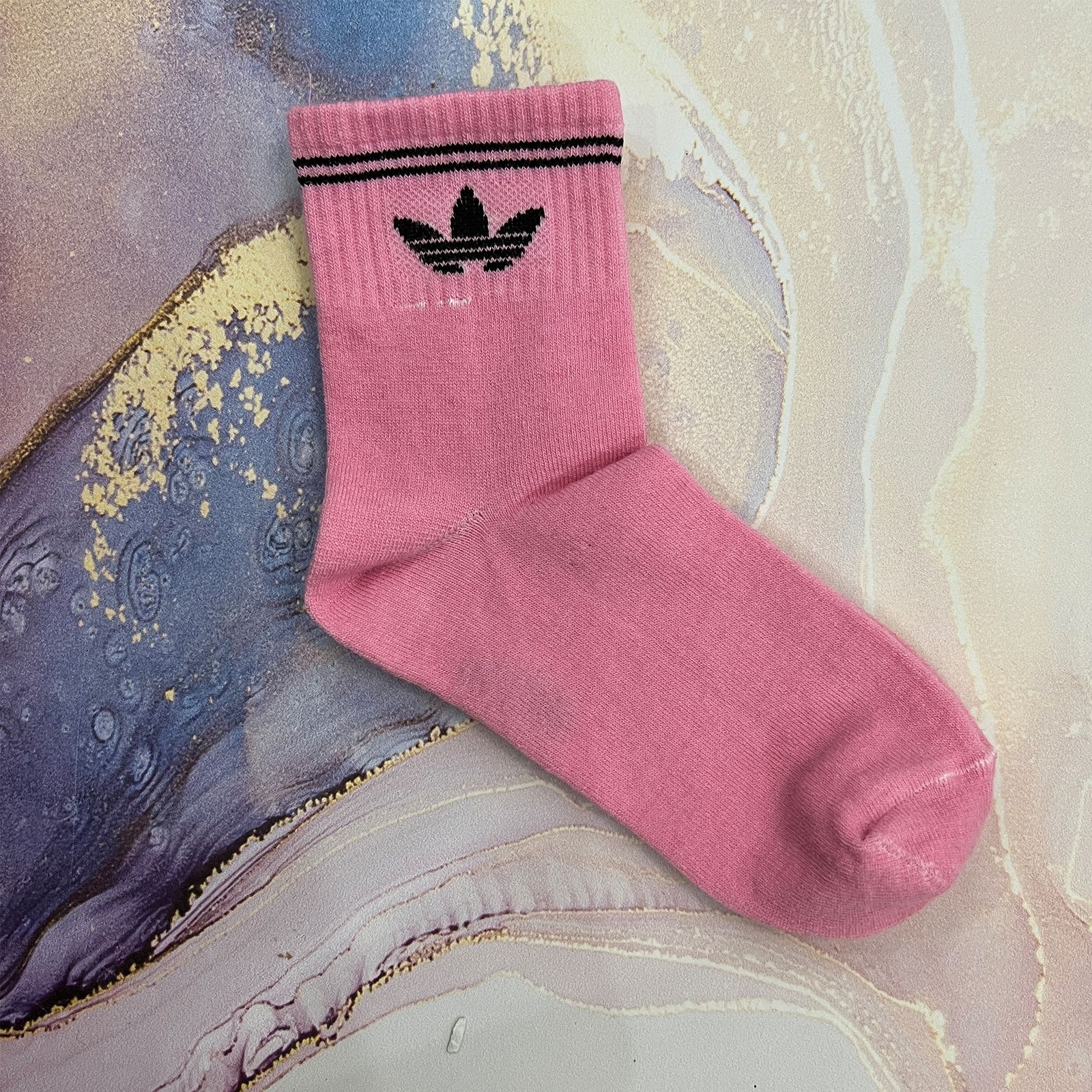 جوراب ساق بلند دخترانه تن پوش هنگامه مدل کش اسپرت AD کد PI-01 - - 2