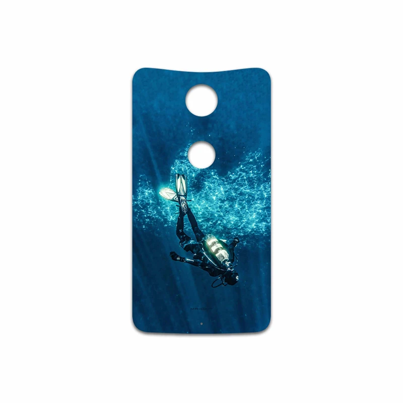 برچسب پوششی ماهوت مدل Scuba-Diving مناسب برای گوشی موبایل گوگل Nexus 6