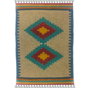 گلیم دستبافت یک متری آریا راگز کد 25817