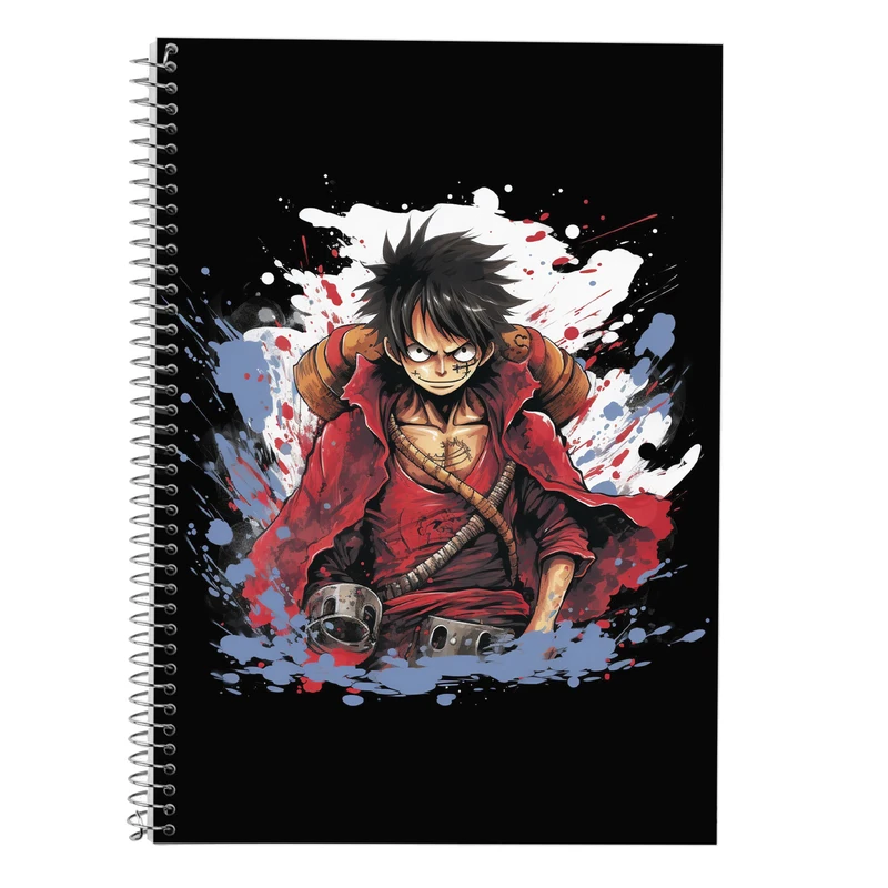 دفتر زبان 50 برگ مدوپد مدل سه خط طرح وان پیس One Piece کد DF11663