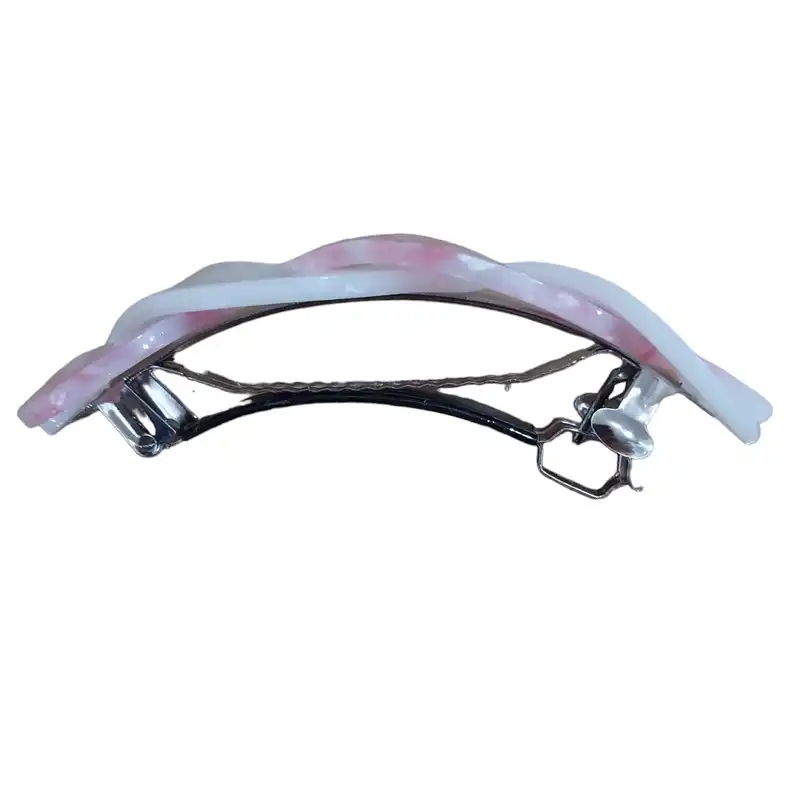 گیره مو زنانه مدل فرانسوی طرح بافت B1