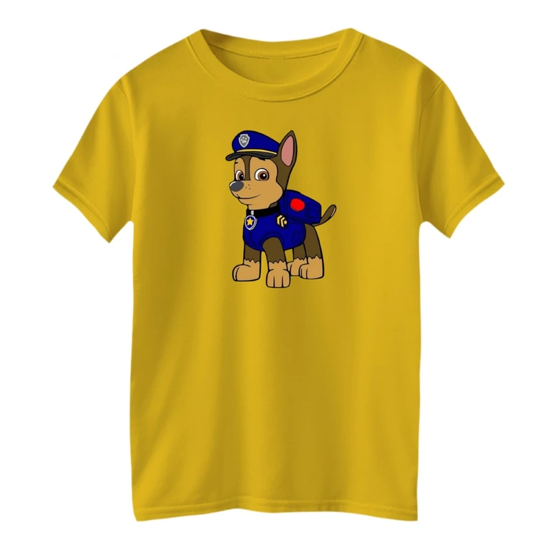 تی شرت آستین کوتاه بچگانه مدل سگ نگهبان کد04