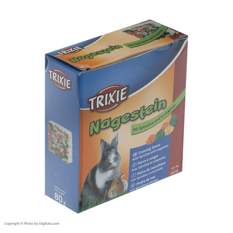 مکمل جویدنی جوندگان تریکسی مدل Mit Spirulina وزن 80 گرم