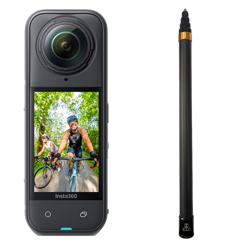 دوربین فیلم برداری ورزشی اینستا 360 مدل X5 به همراه مونوپاد 3 متری