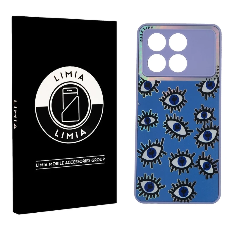 کاور لیمیا مدل فانتزی لنزدار طرح عروسکی شبرنگی مناسب برای گوشی موبایل شیائومی Redmi Poco X6 Pro