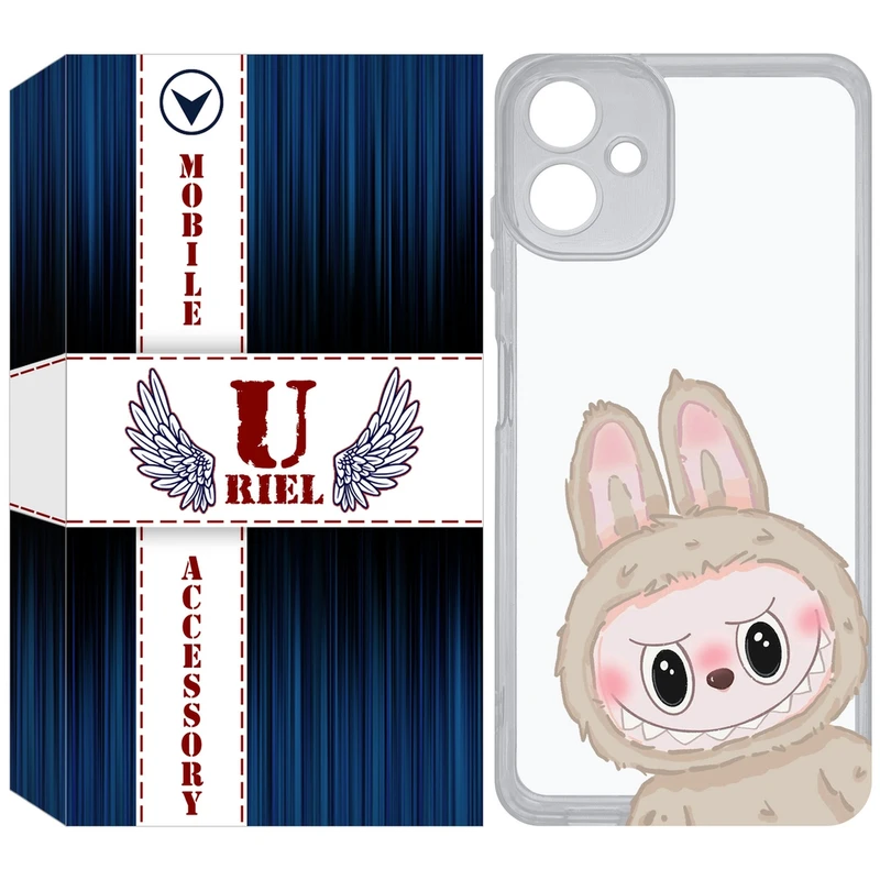 کاور یوریل مدل Clear کد 119 طرح لبوبو Labubu مناسب برای گوشی موبایل سامسونگ Galaxy A06