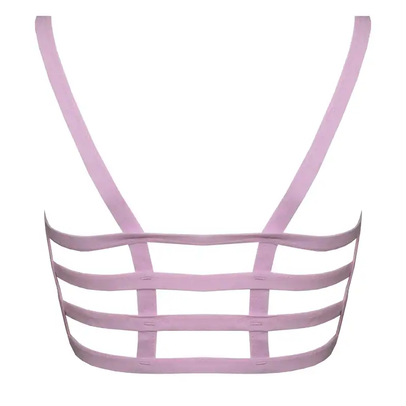 نیم تنه ورزشی زنانه ماییلدا مدل بدون فنر پددار کد 4502 رنگ صورتی