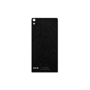 MAHOOT Ostrich-Leather Cover Sticker for Huawei Ascend P6