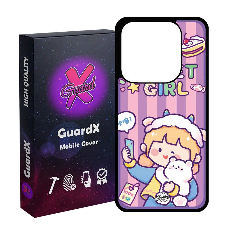 کاور گارد ایکس طرح دختر مدل 10518 مناسب برای گوشی موبایل شیائومی Redmi Note 14 4G