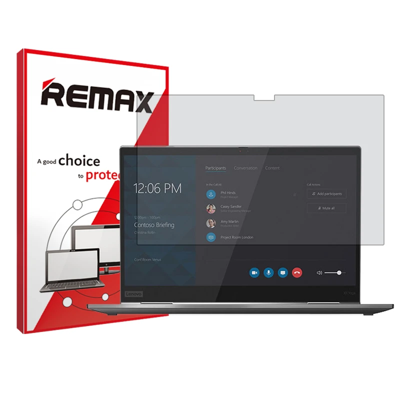 محافظ صفحه نمایش شفاف ریمکس مدل Resistant مناسب برای لپ تاپ لنوو thinkpad x1 yoga 2020