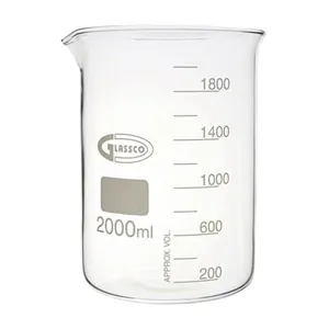 بشر آزمایشگاهی گلاسکو مدل Pyrex ظرفیت 2000 میلی لیتر