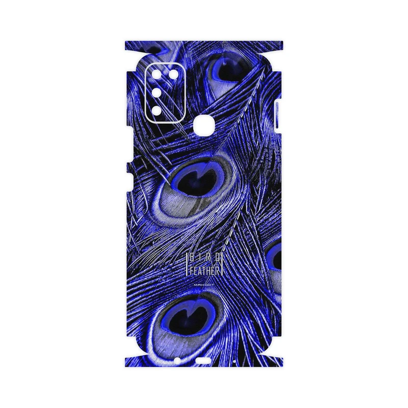 برچسب پوششی ماهوت مدل Purple Feather-FullSkin مناسب برای گوشی موبایل اینفینیکس Hot 11 Play