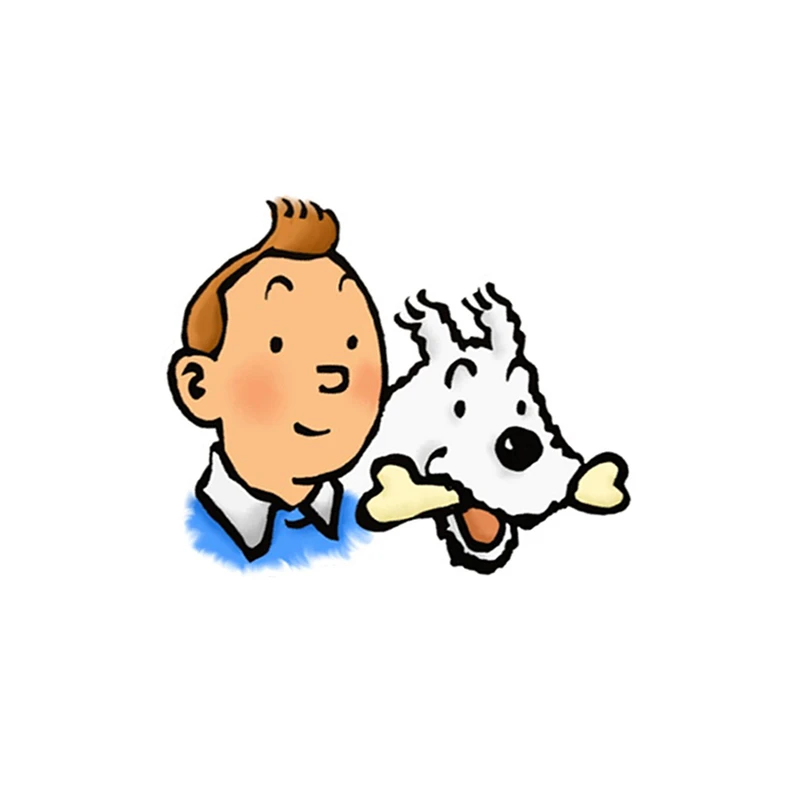  استیکر لپ تاپ لولو طرح تن تن و میلو کد 119