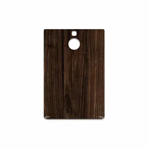 MAHOOT Dark Walnut Wood Cover Sticker for BlackBerry Passport Silver Edition
