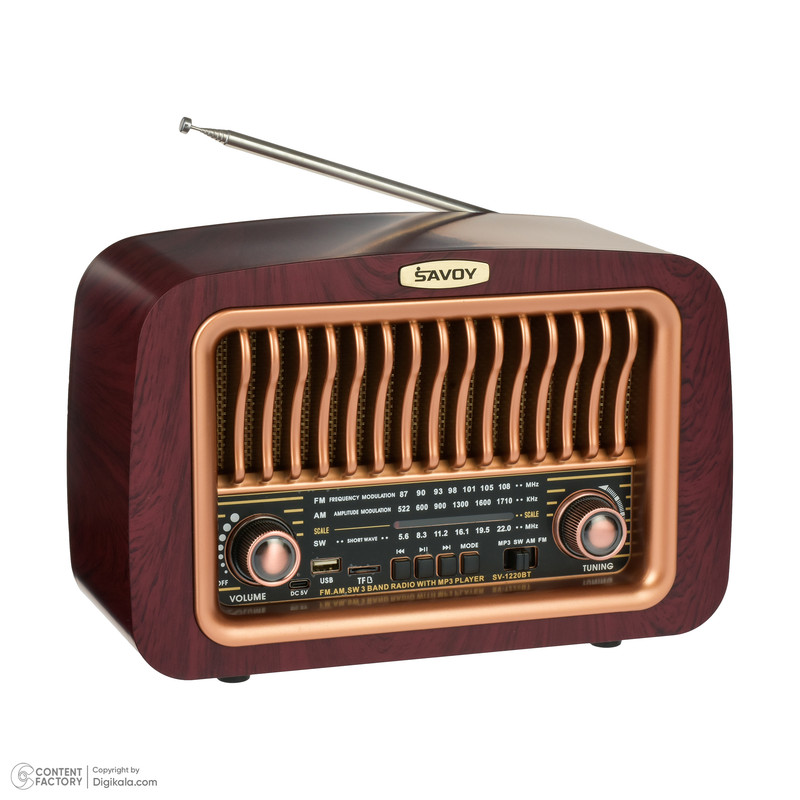 رادیو ساووی مدل SV-1220BT