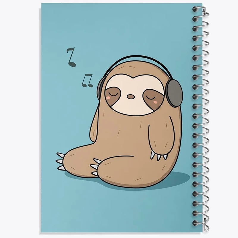 دفتر مشق 50 برگ خندالو مدل تنبل کد 26193