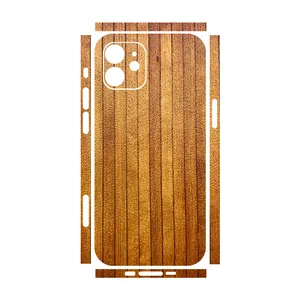 Remax cover sticker Leth model wood design suitable for Apple iPhone 12 mobile phone