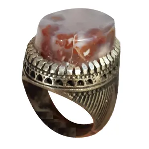 انگشتر نقره مردانه مدل  شجر پاییزی فانتوم دار SPF1