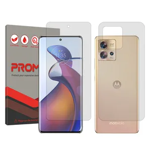 Promate Resistant model transparent screen protector suitable for Motorola Edge 30 Fusion mobile phone Along with the phone back protector