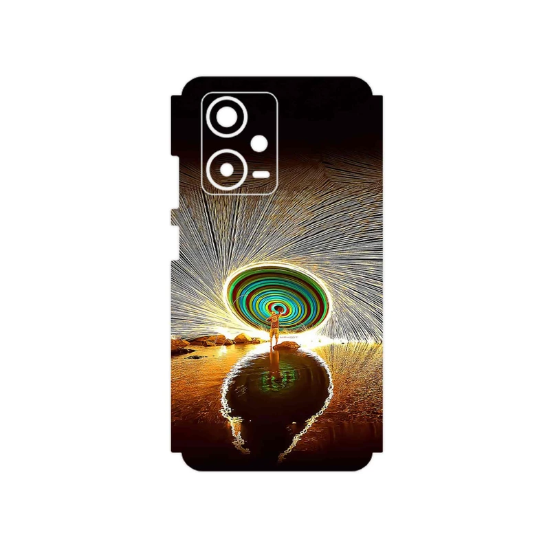 برچسب پوششی ماهوت مدل Night Light Fountain مناسب برای گوشی موبایل شیائومی Redmi Note 12 Pro Plus