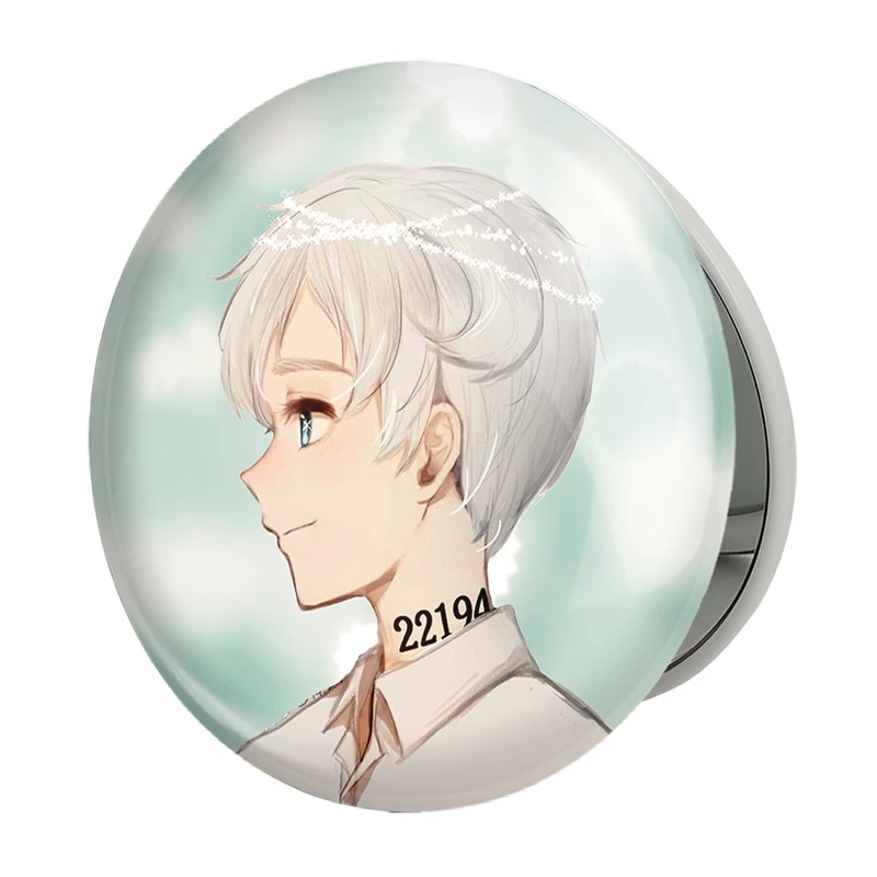 آینه جیبی خندالو طرح نورمن انیمه ناکجاآباد موعود  مدل تاشو کد 12717 