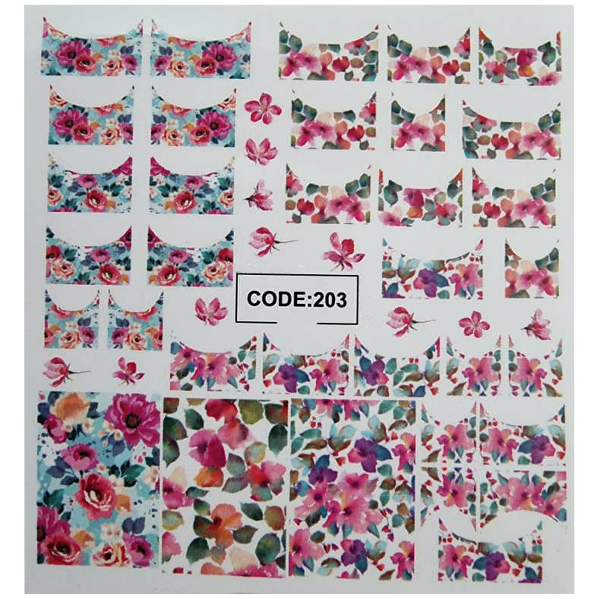 لنز ناخن مدل CODE203