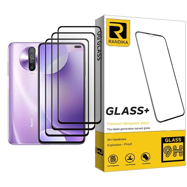 محافظ صفحه نمایش راندیکا مدل Randika Glass MIX003 مناسب برای گوشی موبایل شیائومی Redmi K30 بسته سه عددی