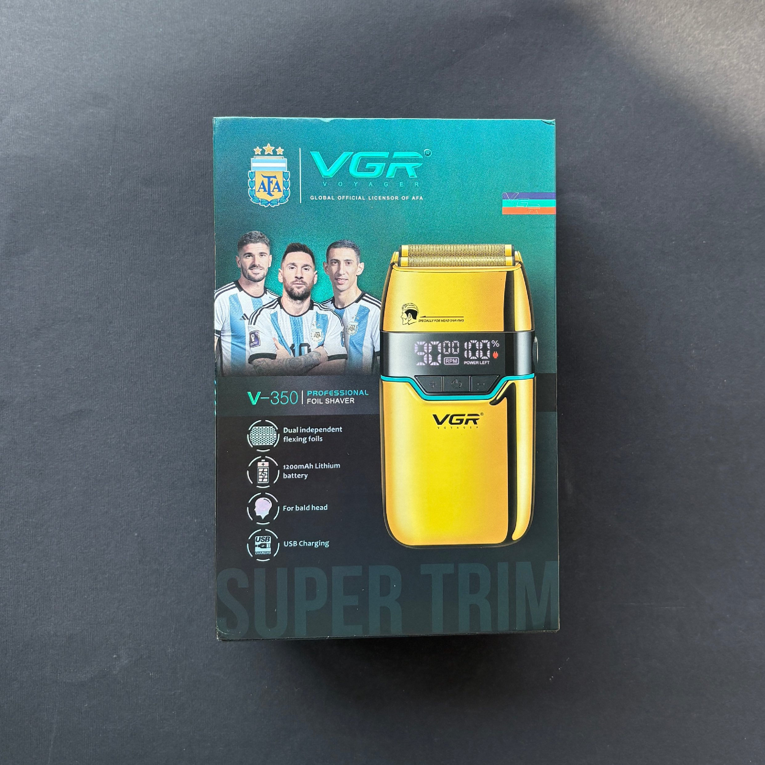 ماشین اصلاح موی صورت و بدن شارژی وی جی آر مدل V-350