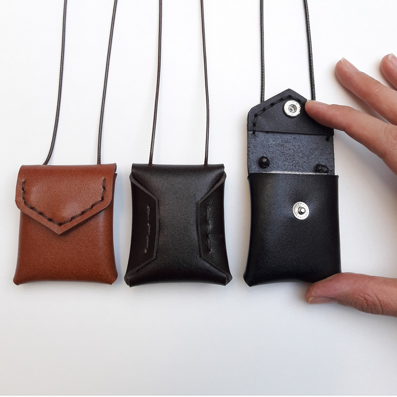 گردنبند مدل کیف چرم اسرین گردنبند مدل کیف چرم اسرین