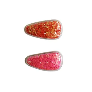 گیره مو زنانه مدل تق تقی آکواریومی بسته 2 عددی