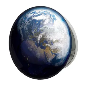 آینه جیبی خندالو طرح سیاره زمین مدل تاشو کد 25356 
