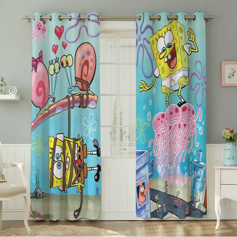 پرده نیروانا طرح کودک  مدل مخمل کد 4819 سایز 140×280 سانتی متر