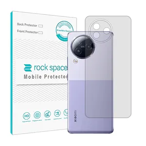 Transparent Rockspace HyGEL phone back protector suitable for Xiaomi Civi 3 mobile phone