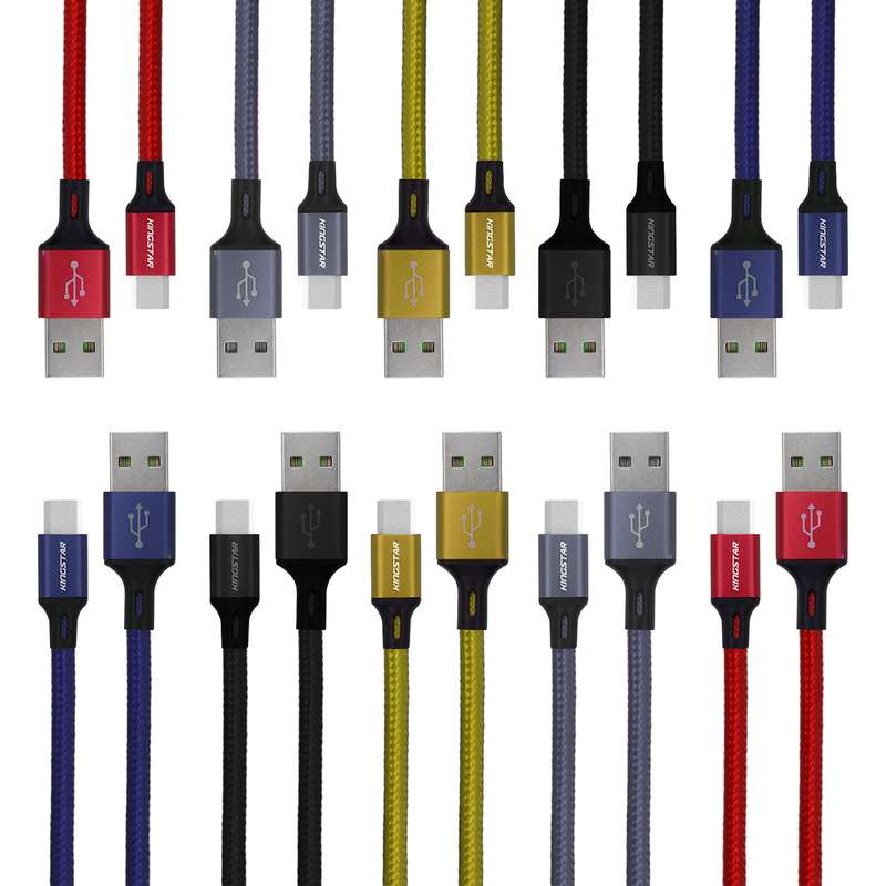کابل تبدیل USB به USB-C کینگ استار مدل K16C طول 1 متر بسته 10 عددی